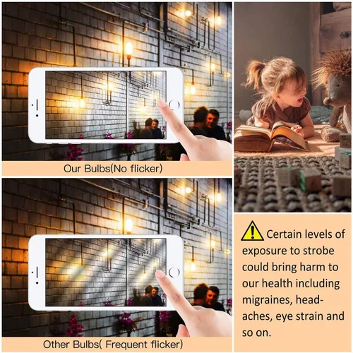 Miniatura 3 de XININSUN Bombilla LED T10 esmerilada, bombillas LED esmeriladas T10 regulables, bombillas de tubo LED de 8 W, equivalente a 60-75 vatios, 2700 K