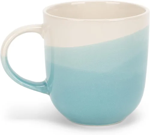 Miniatura 13 de Elanze Designs Paquete de 2 tazas de café de cerámica de cerámica de 14 onzas, color verde eucalipto