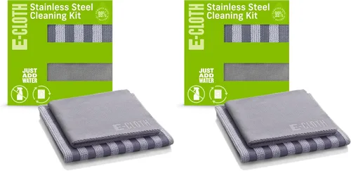 Miniatura 11 de Kit de Paño de Limpieza de Microfibra de Acero Inoxidable E-Cloth - Limpiador de Acero Inoxidable para Electrodomésticos, Horno, Estufa y Más