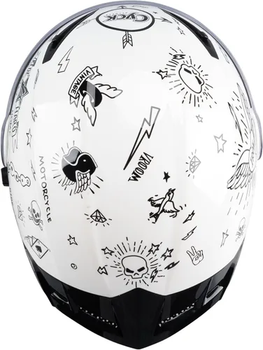 Miniatura 6 de Casco integral para hombres y mujeres adultos con protector solar ahumado Un pequeño pirata