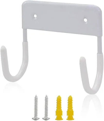 Miniatura 10 de Soporte para tabla de planchar, soporte para tabla de planchar, organizador de pared para lavanderías, estante de almacenamiento, colgador de Plata