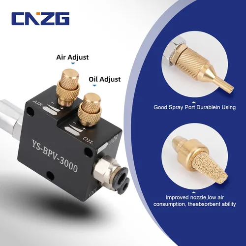 Miniatura 3 de 1/4" Rociador de Refrigerante con Base Magnética, Aerosol de Refrigeración CNC para Fresadora y Torno de Metal, Sistema de Lubricación por