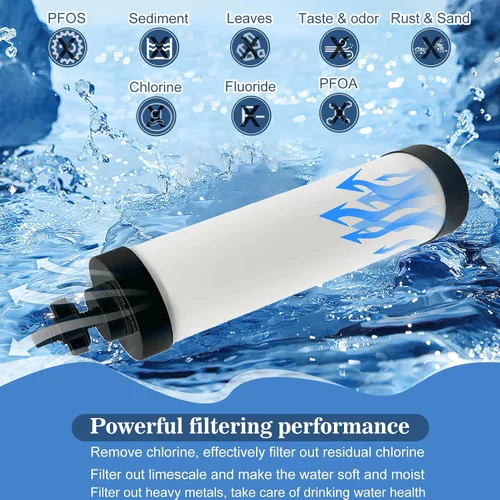 Miniatura 4 de 【Actualizado】Filtro de cerámica Virego con infusión de plata, repuesto para filtro de agua BB9-2, filtros de limpieza repetibles compatibles