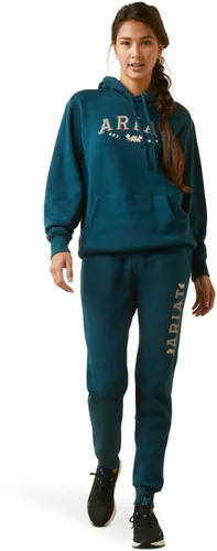 Miniatura 8 de Ariat Sudadera con capucha para mujer, Azul Marino Eclipse