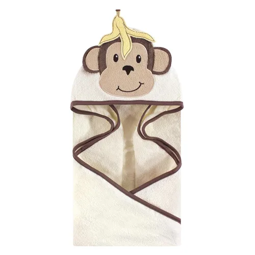 Miniatura 33 de Hudson Baby Toalla unisex de algodón con capucha con cara de animal para bebé, abeja amarilla, talla única Amarillo Bee