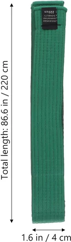 Miniatura 2 de BESPORTBLE Cinturón de Taekwondo de 6 piezas, traje negro para niños, conjuntos de regalos para hombres y niños, cinturones para niños, cinturón
