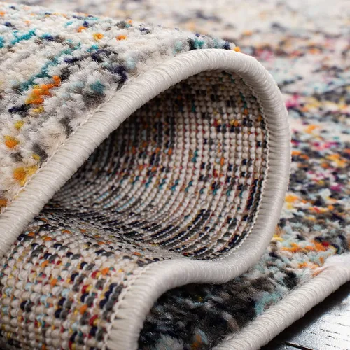 Miniatura 6 de SAFAVIEH Colección Madison - Alfombra de acento 2'2" x 4', negro y dorado, diseño abstracto moderno, no desprende pelusa y fácil cuidado, ideal