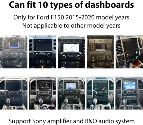 Miniatura 2 de SEICANE Actualización de radio para Ford F150 2015-2020, pantalla táctil de 12.1 pulgadas Android estéreo, compatible con Carplay GPS WiFi Android
