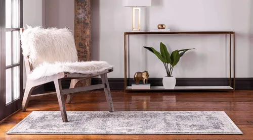Miniatura 3 de Unique Loom Aberdeen Collection - Alfombra de área Stanhope (2' 7" x 6' 1" camino, gris/beige)