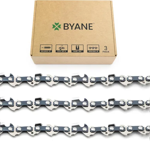 Miniatura 23 de BYANE Cadena de motosierra mini de 6 pulgadas, versión nueva 2024, 6 pulgadas 1/4" de paso LP, calibre.043 pulgadas, 37 eslabones de transmisión, se