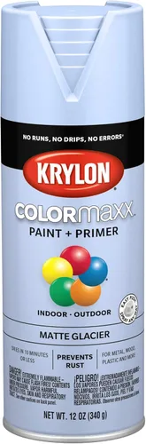Miniatura 79 de Krylon K05507007 COLORmaxx Pintura en aerosol y base para uso en interiores y exteriores, color amarillo brillante, 12 onzas (paquete de 1)