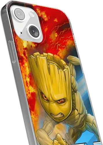 Miniatura 3 de ERT GROUP Caja del teléfono móvil para Xiaomi REDMI Note 10/10S Original y con licencia oficial Marvel Patrón Groot 003 adaptado de manera óptima a