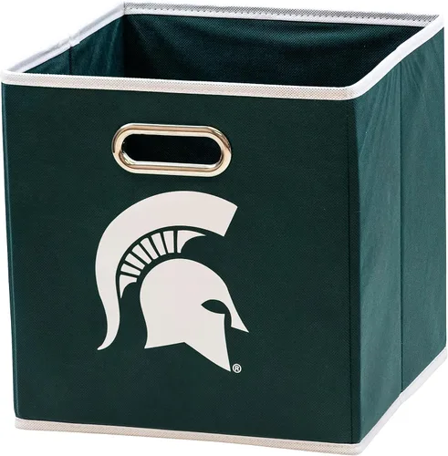 Miniatura 22 de Franklin Sports Cubos de almacenamiento de tela del equipo universitario de la NCAA hechos para adaptarse a organizadores de almacenamiento