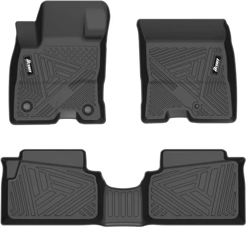 Miniatura 10 de IKON MOTORSPORTS Alfombrillas de suelo de TPE 3D, compatibles con Ford Maverick 2.5L Hybrid 2022-2026, revestimientos antideslizantes impermeables