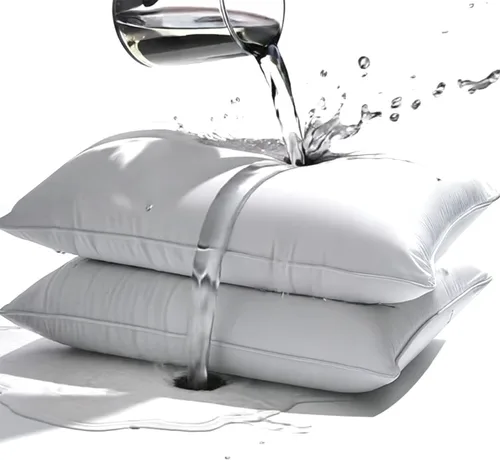 Miniatura 2 de Protectores de almohada impermeables con cremallera, 2 unidades, a prueba de polvo, humedad y sudor, funda protectora de almohada suave y acogedora