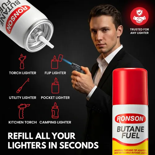 Miniatura 4 de Ultra combustible de butano marca Ronson