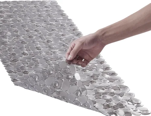 Miniatura 9 de Webos Alfombrilla de Ducha Antideslizante: Alfombrilla Extra Grande de Guijarros para Bañera para Familias, Tapete Antideslizante para Ducha