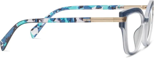 Miniatura 3 de Peepers de PeeperSpecs - Gafas de lectura favoritas de Oprah para mujer, con bloqueo de luz azul Marquee Cuarzo azul marino/marino
