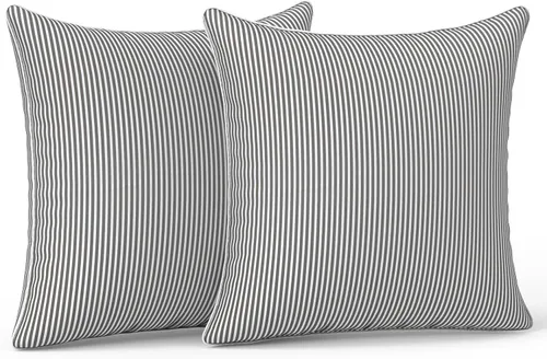 Miniatura 88 de LVTXIII Juego de 2 almohadas lumbares para patio, 12 x 20 pulgadas, resistentes a la decoloración, para exteriores con interiores, cojines lumbares