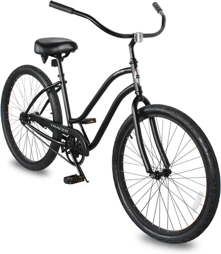 Miniatura 15 de Tracer ACE - Bicicleta crucero de playa de una sola velocidad de 26 pulgadas con freno de posavasos para hombres y mujeres, varios