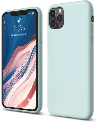 Miniatura 11 de elago Compatible con iPhone 11 Pro Max, funda de silicona líquida, funda protectora de cuerpo completo, a prueba de golpes, funda delgada para Negro