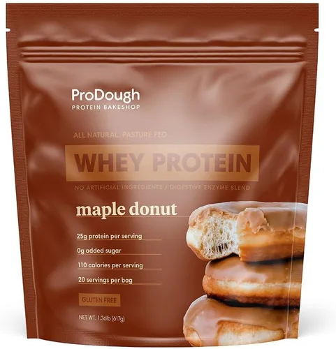 Miniatura 21 de ProDough Proteína en polvo de aislado de suero hidrolizado gourmet para mezcla de batidos - Mezcla de enzimas de fácil digestión, 25 g de proteína