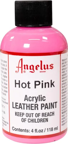 Miniatura 45 de Angelus - Pintura acrílica para cuero, 4 Fl Oz, color blanco - Pintura para cuero profesional flexible, resistente a grietas, arañazos