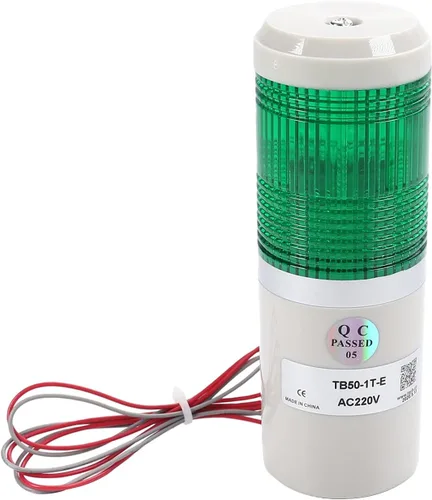Miniatura 21 de Othmro Columna de luz de señal industrial LED alarma redonda torre indicador luz continua luz de advertencia roja verde DB 90db 24 V 3 W 1 unids