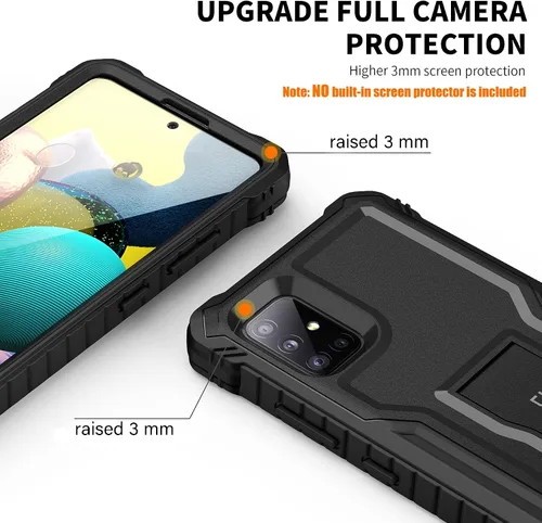 Miniatura 3 de Funda para Google Pixel 6a, protección de grado militar a prueba de golpes con soporte compatible con Google 6a Phone 6.1 pulgadas, color beige