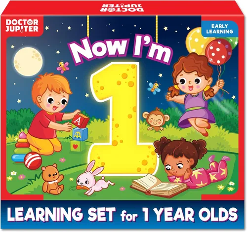 Miniatura 10 de Doctor Jupiter Mi Primera Caja de Aprendizaje Juguetes para Niños Pequeños de 1-2-3 años Actividades de Aprendizaje y Educación para Niñas de 1+