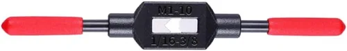 Miniatura 8 de Mango de llave de grifo ajustable para grifos métricos M1-M8 de 1/16"-1/4" (UNC/UNF), soporte de rosca, herramienta de roscado manual