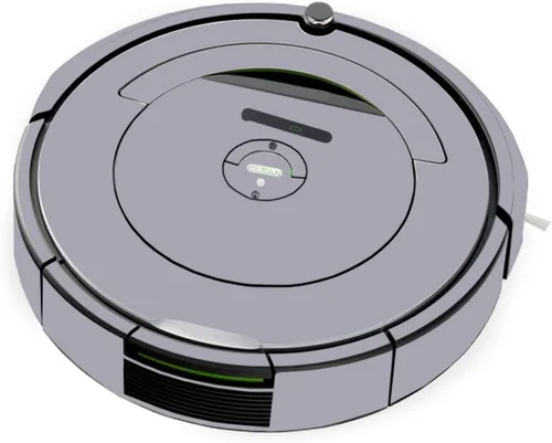 Miniatura 16 de MightySkins Skin compatible con iRobot Roomba 690 Robot Vacuum - Azul claro sólido Cubierta protectora de vinilo duradera y única Fácil