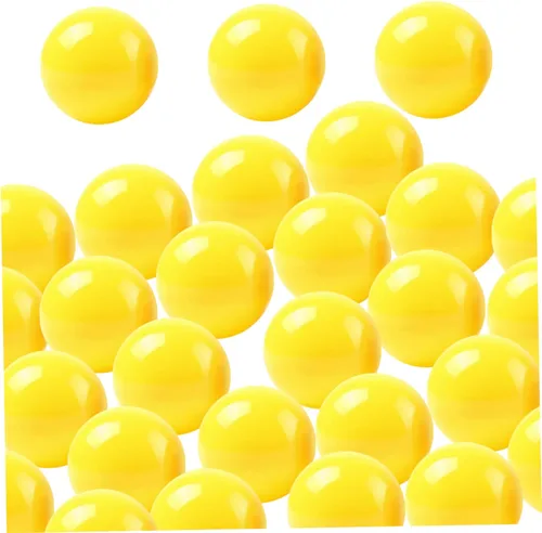 50 bolas de bingo huecas de PP de 1.57 pulgadas, bolas de lotería suaves y vibrantes, bolas redondas de lotería para fiesta de lotería, color
