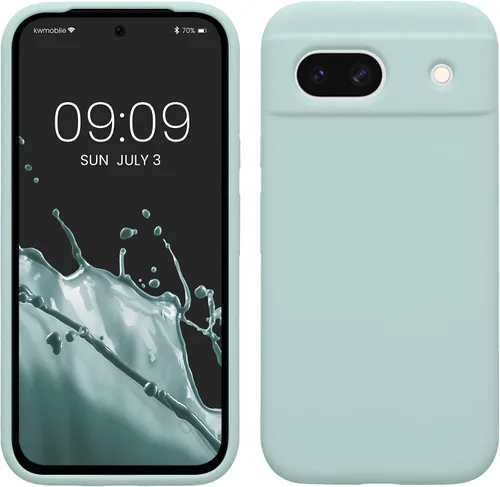 Miniatura 223 de kwmobile Funda Compatible con Google Pixel 6 Pro - Funda de Teléfono de Silicona TPU con Acabado Suave - Azul Caribe