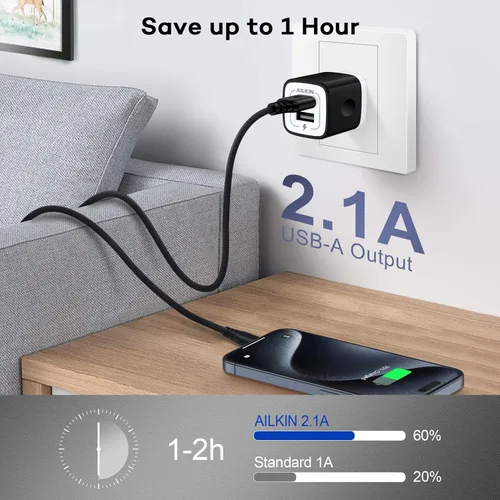 Miniatura 6 de Cubo con USB para cargador, enchufe cargador de pared