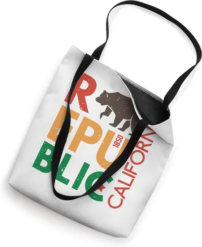 Miniatura 2 de Bear California Republic State Flag Animal Lover Hombres Mujeres Tote Bag