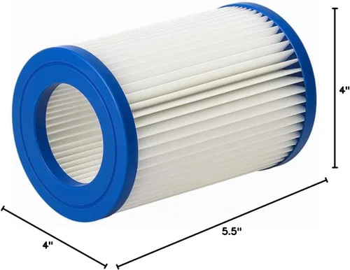 Miniatura 7 de Nispira Filtro de piscina de repuesto para bañeras de hidromasaje Bestway Flowclear tipo II, cartucho Lay Z, bomba de filtro de spa 58094 530-800