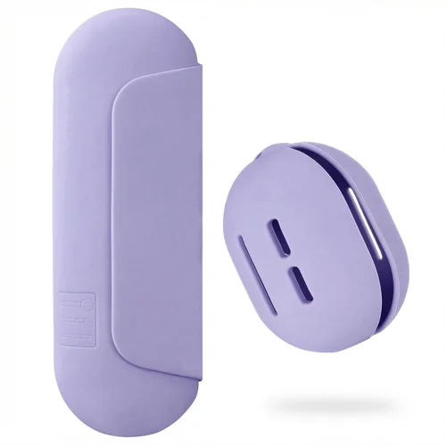 Miniatura 38 de AGIKET Soporte de silicona para brochas de maquillaje, bolsa de cosméticos de viaje: soporte suave y portátil para brochas cosméticas faciales