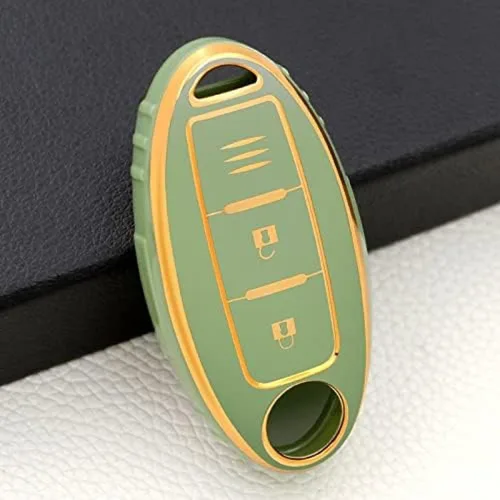 Miniatura 2 de TPU Car Remote Key Case Cover Shell, for Nissan Qashqai J10J11 X-Trail T31T32 Kicks Tiida Pathfinder Murano Note Juke for Infiniti B-green Only Case