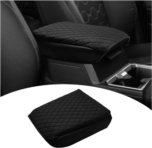 Miniatura 9 de Shademax Center Console Armrest Cover for Tesla Model Y Juniper 2025-2026 / Model 3 Highland 2024-2026 Non-Slip Waterproof Armrest Box Lid Pad