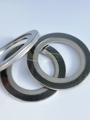 Miniatura 3 de Junta espiral para heridas con anillo interior SUS304, relleno de grafito, 5 piezas 1/2 '' DN15