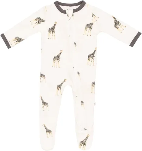 KYTE BABY Pies unisex con cierre de cremallera, rayón hecho de bambú, 0-24 meses