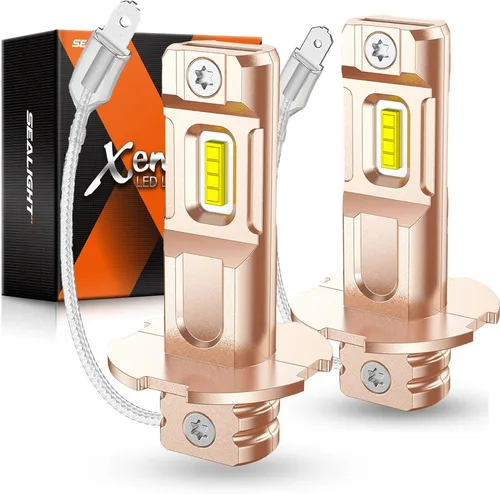 Miniatura 16 de SEALIGHT Compatible con Ford F250 F350 F450 F550 XL XLT Super Duty 2023-2025 Kit de bombillas antiniebla de haz alto/bajo, 92000 lúmenes, 800%