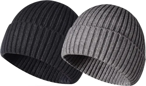 Miniatura 27 de Gorro de invierno para hombre y mujer, gorro de lana de punto para actividades al aire libre y uso diario