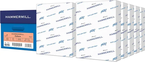 Miniatura 37 de Hammermill Papel de color, papel de impresora crema de 20 libras, 8.5 x 11-1 resma (500 hojas), fabricado en los Estados Unidos, papel pastel