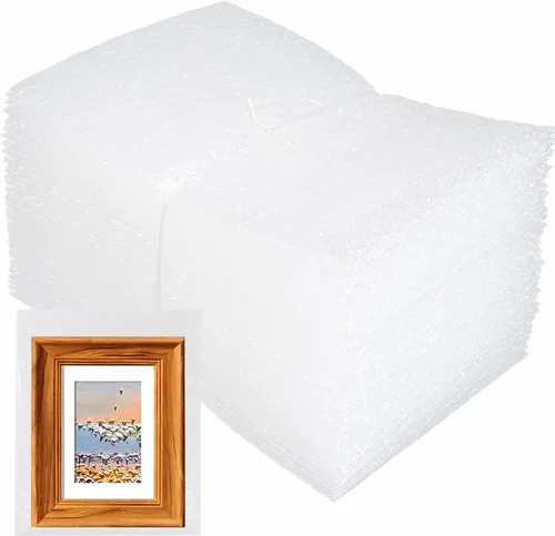 Miniatura 9 de 100 piezas de bolsas de burbujas, bolsas de burbujas de 6”x8” para compras, bolsas de acolchado de burbujas de doble pared para envío, embalaje