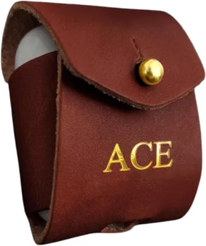 Miniatura 2 de Funda de cuero para Airpods. Soporte para cargador de Airpod personalizado. Funda de carga de cuero para Airpods 1 y 2. Regalo personalizado.