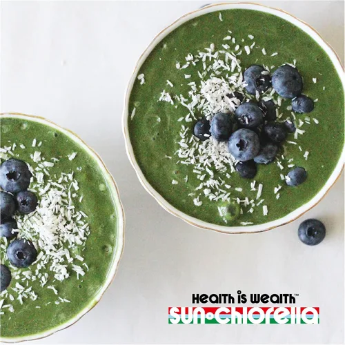 Miniatura 8 de Sun Chlorella Suplemento superalimento de algas verdes en polvo que apoya el bienestar de todo el cuerpo, la defensa inmunológica, la salud