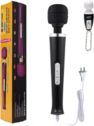 Masajeador corporal de mano, vibrador, potente masaje eléctrico de espalda para mujer, recuperación deportiva, dolores musculares, dolor, hombro,