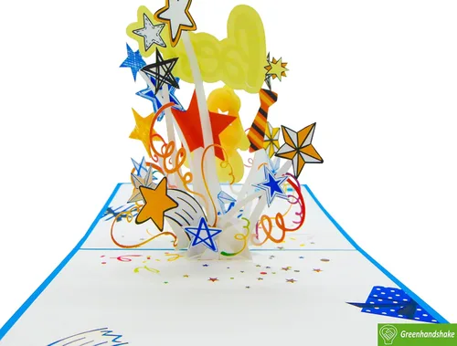 Miniatura 4 de Best Dad, tarjeta emergente 3D, tarjetas de felicitación emergentes en 3D, para cumpleaños, día de San Valentín, día de la madre, primavera, día